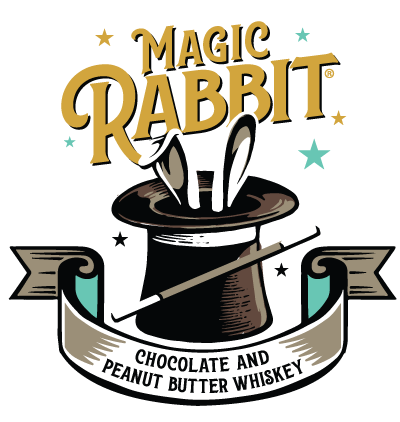 Extended Magic Rabbit Logo from the bottle. chocolate peanut butter whiskey